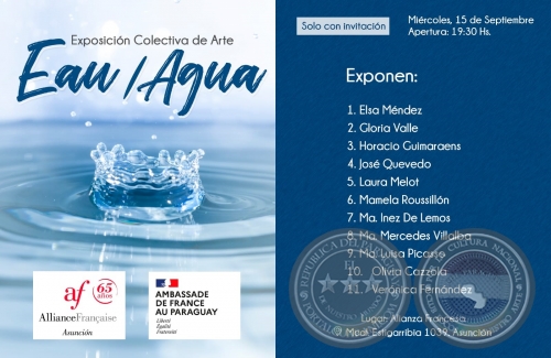 EAU/AGUA - Exposicin Colectiva - 15 Septiembre 2021